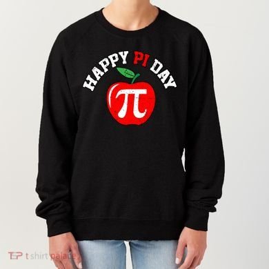 Happy Pi Day Teachers Apple Women's Sweatshirt
