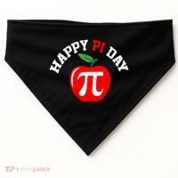 Happy Pi Day Teachers Apple USA-Made Doggie Bandana thumb 0