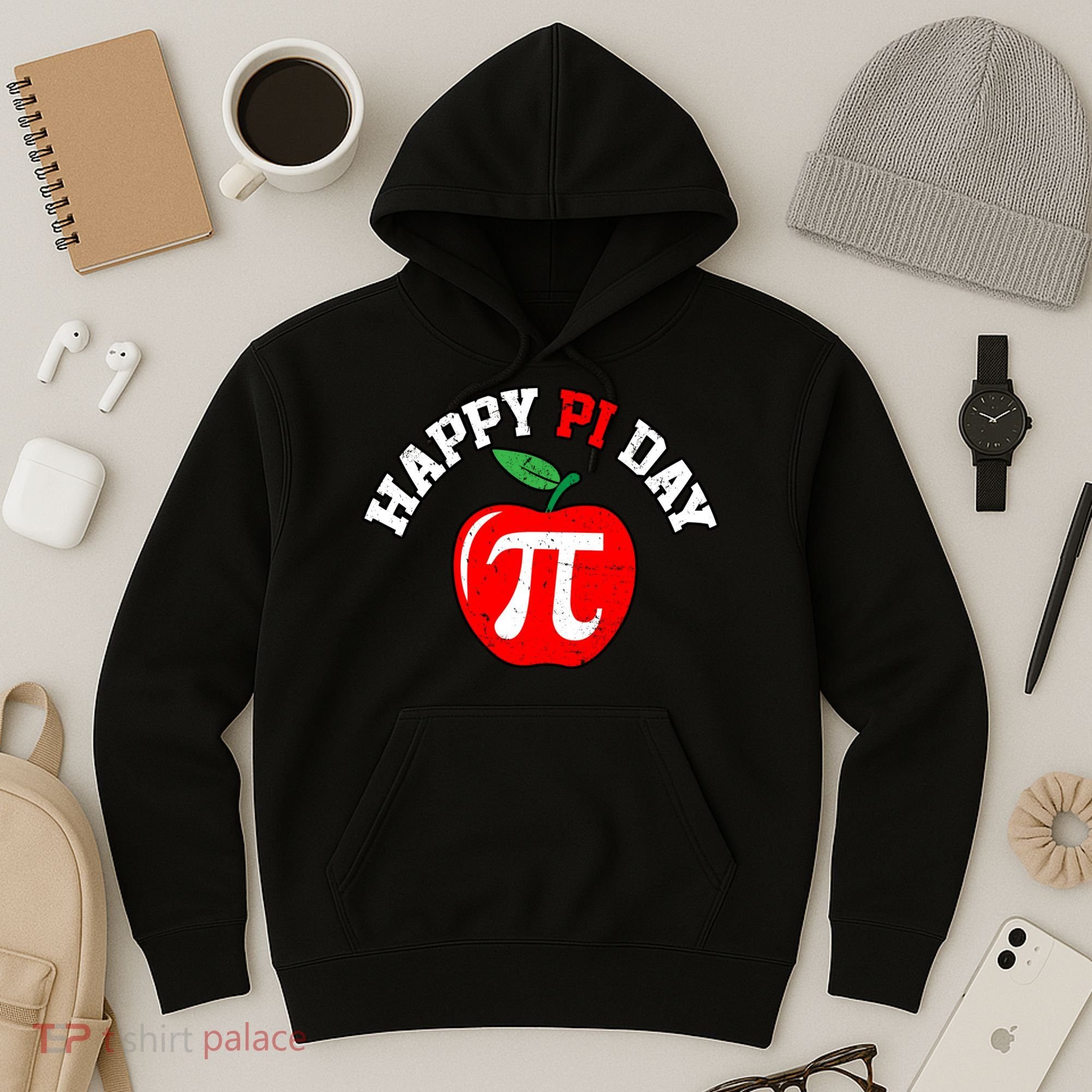 Happy Pi Day Teachers Apple Hoodie