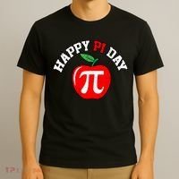 Happy Pi Day Teachers Apple T-Shirt thumb 3