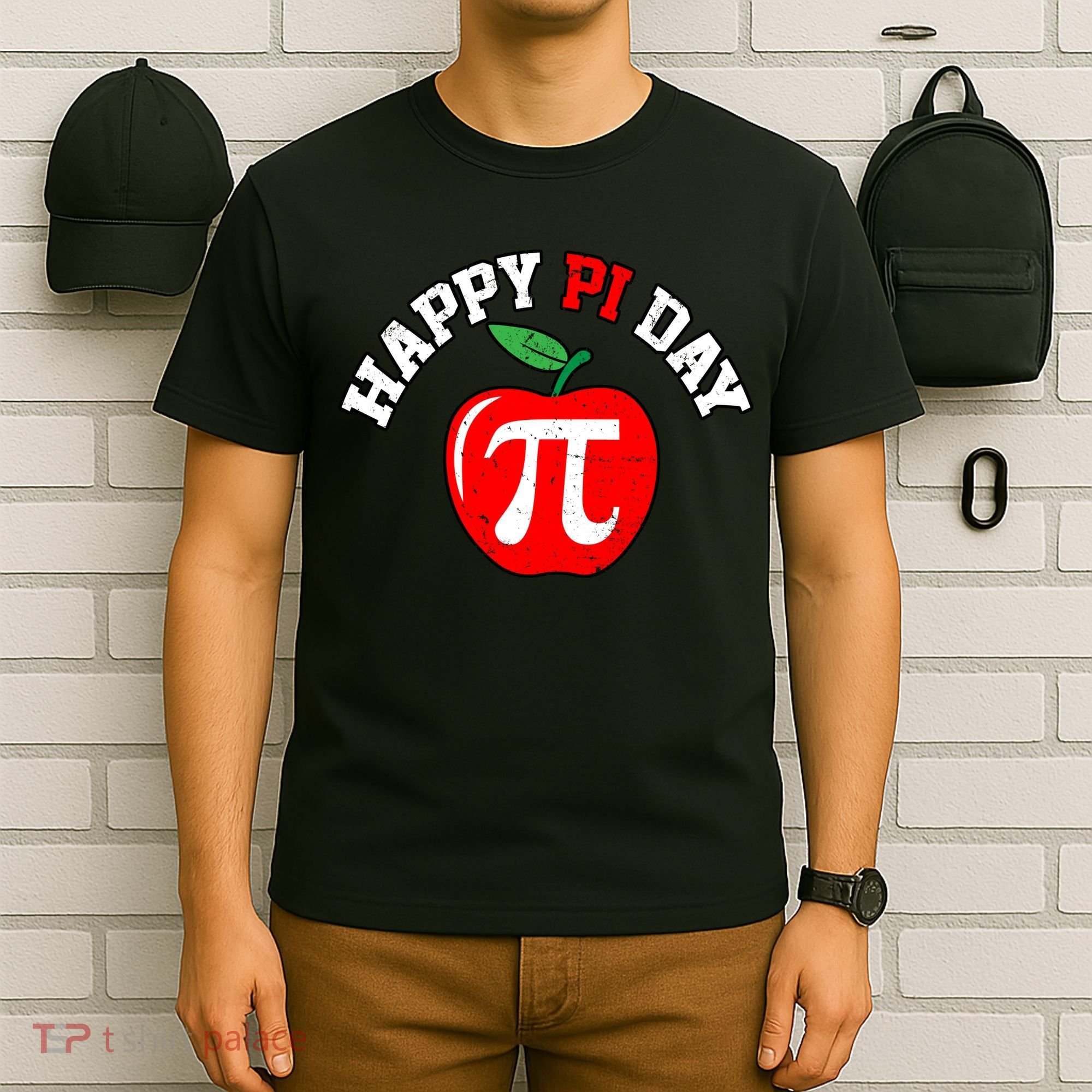 Happy Pi Day Teachers Apple T-Shirt