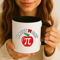 Happy Pi Day Teachers Apple Coffee Mug thumb 3
