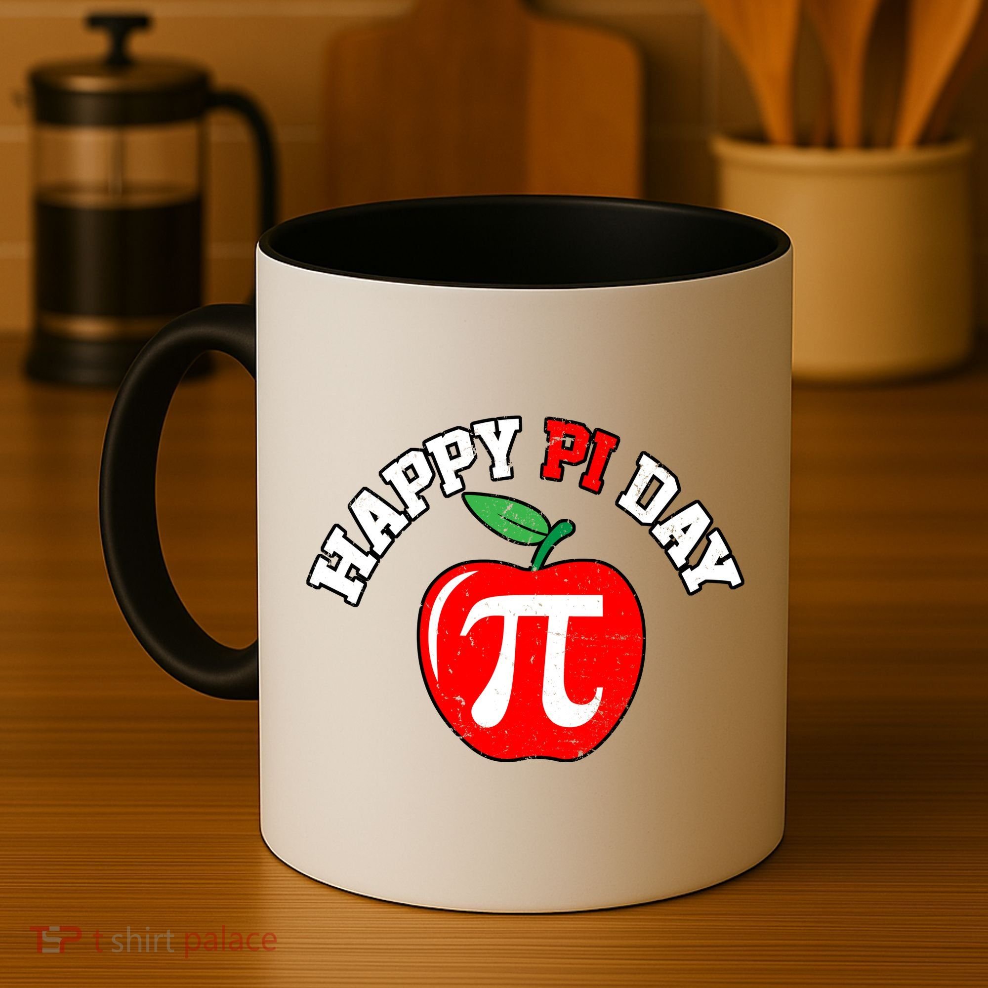 Happy Pi Day Teachers Apple Coffee Mug