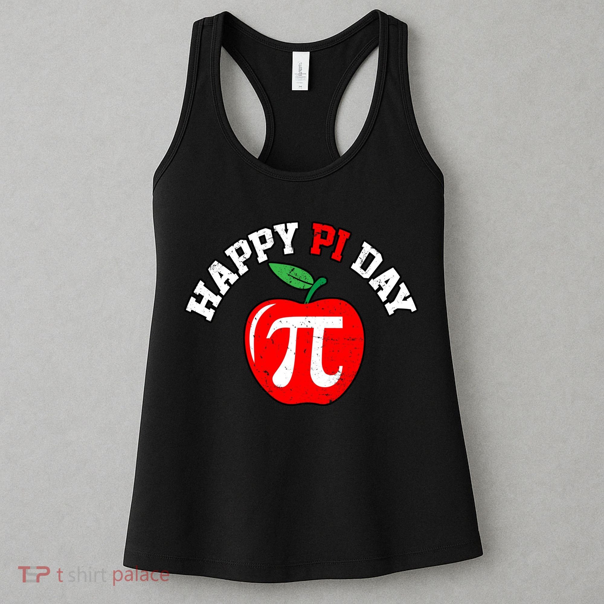 Happy Pi Day Teachers Apple Women's Tank Top