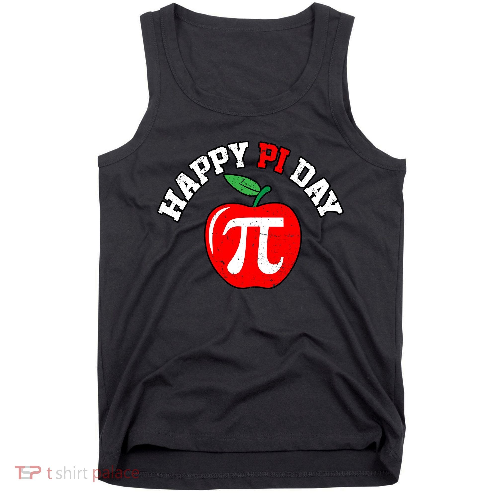 Happy Pi Day Teachers Apple Tank Top