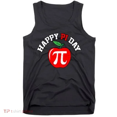 Happy Pi Day Teachers Apple Tank Top