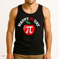 Happy Pi Day Teachers Apple Tank Top thumb 3