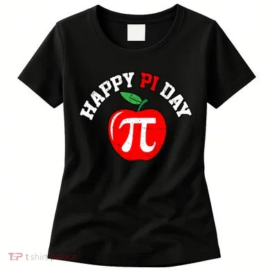 Happy Pi Day Teachers Apple Women's T-Shirt