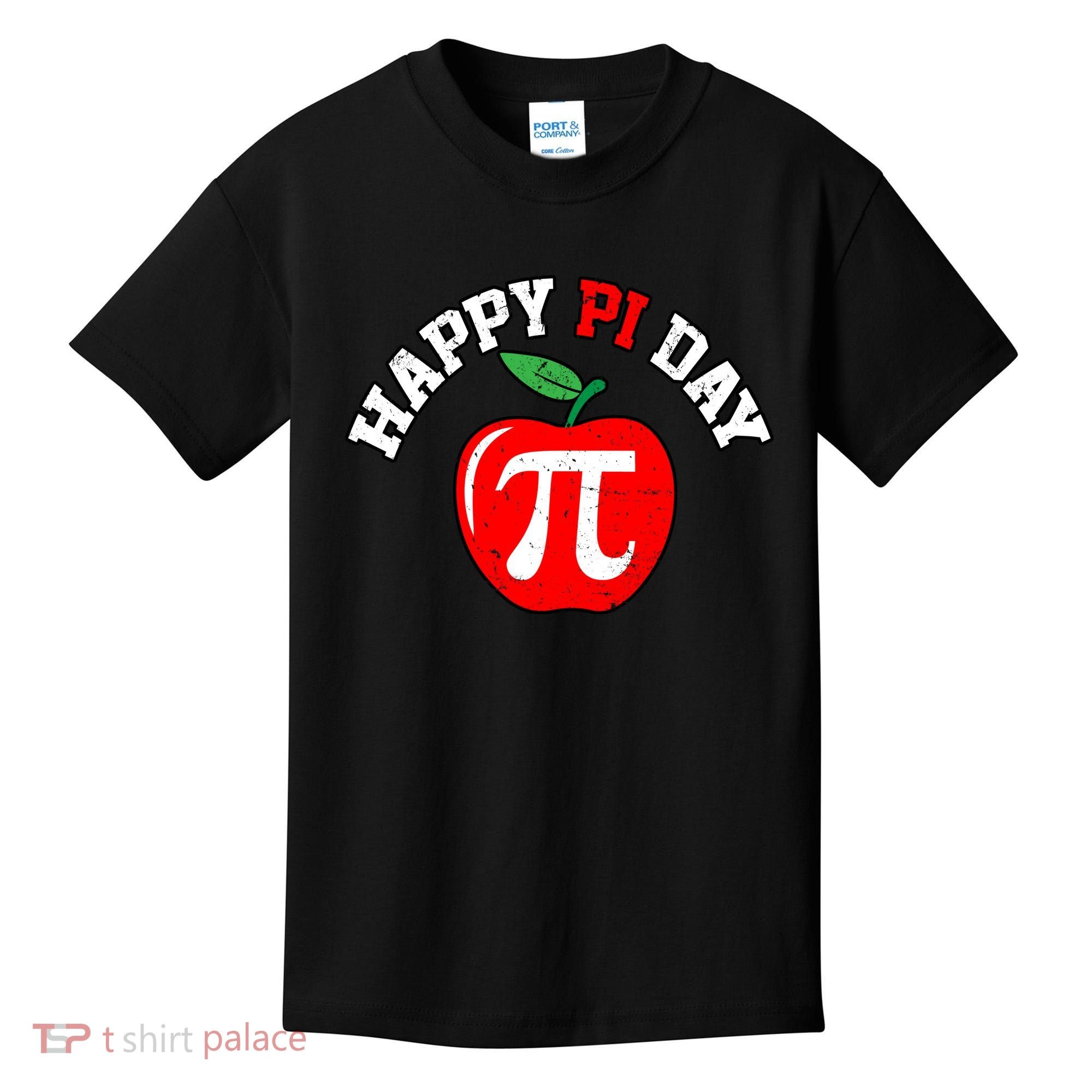 Happy Pi Day Teachers Apple Kids T-Shirt