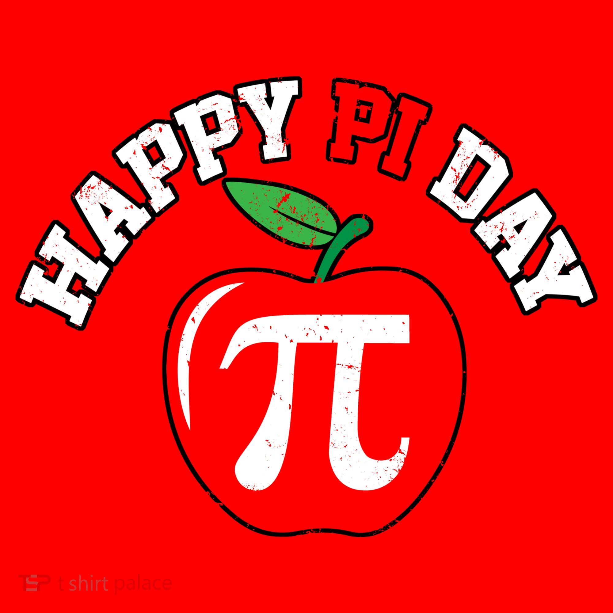 Happy Pi Day Teachers Apple Santa Hat
