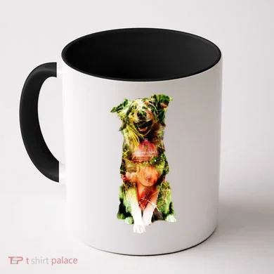 Happy Pup Fire Hydrant Rescue Dog Coffee Mug
