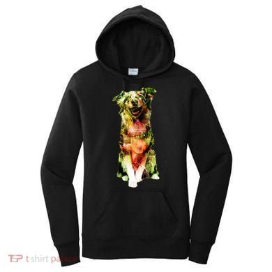 Happy Pup Fire Hydrant Rescue Dog Women's Hoodie