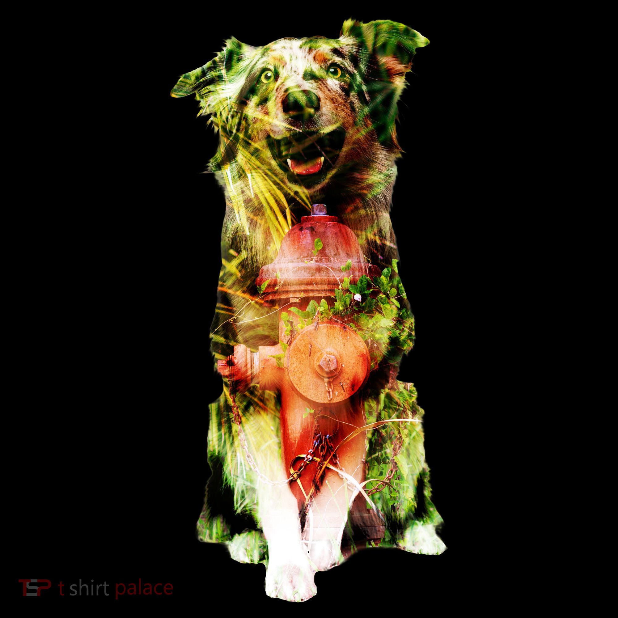Happy Pup Fire Hydrant Rescue Dog Toddler Hoodie
