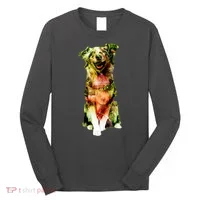 Happy Pup Fire Hydrant Rescue Dog Long Sleeve Shirt thumb 0