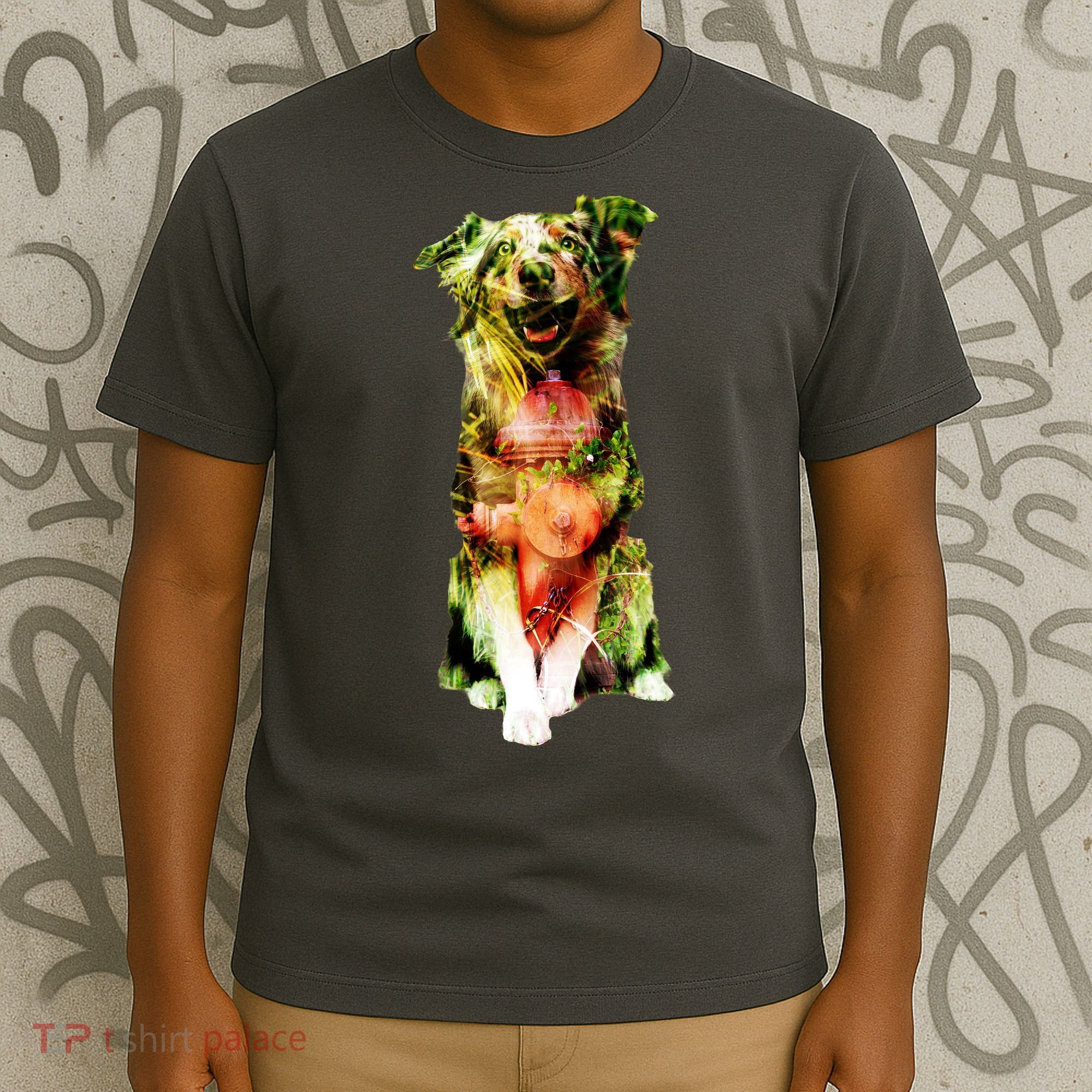 Happy Pup Fire Hydrant Rescue Dog T-Shirt