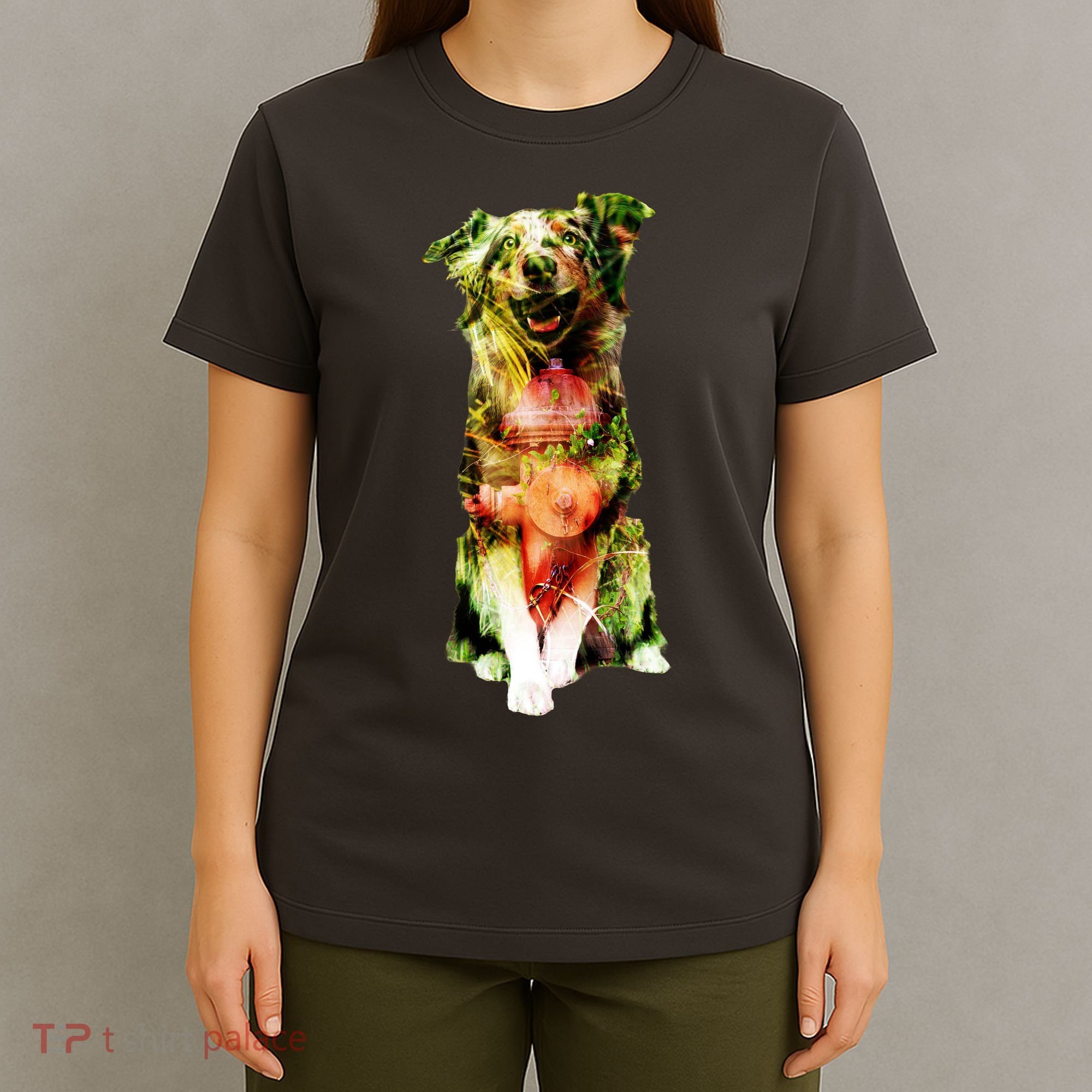 Happy Pup Fire Hydrant Rescue Dog T-Shirt