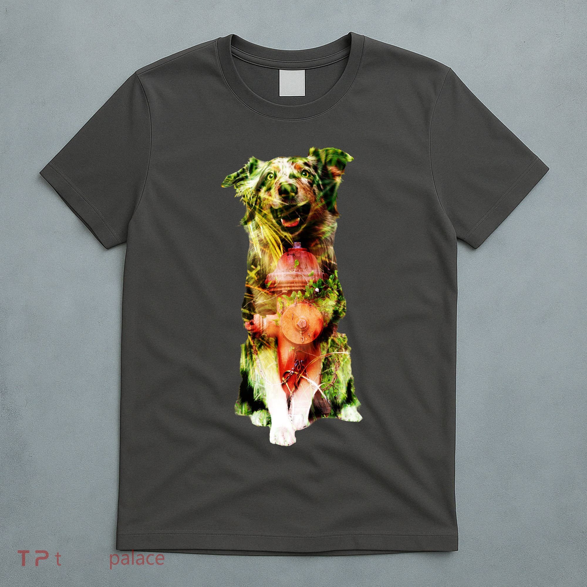 Happy Pup Fire Hydrant Rescue Dog T-Shirt