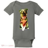 Happy Pup Fire Hydrant Rescue Dog Baby Bodysuit thumb 0