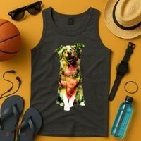 Happy Pup Fire Hydrant Rescue Dog Tank Top thumb 4