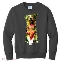 Happy Pup Fire Hydrant Rescue Dog Kids Sweatshirt thumb 0