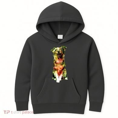 Happy Pup Fire Hydrant Rescue Dog Kids Hoodie