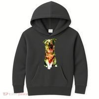Happy Pup Fire Hydrant Rescue Dog Kids Hoodie thumb 0