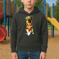 Happy Pup Fire Hydrant Rescue Dog Kids Hoodie thumb 2