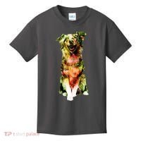 Happy Pup Fire Hydrant Rescue Dog Kids T-Shirt thumb 0