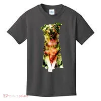 Happy Pup Fire Hydrant Rescue Dog Kids T-Shirt thumb 0