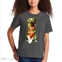 Happy Pup Fire Hydrant Rescue Dog Kids T-Shirt thumb 2