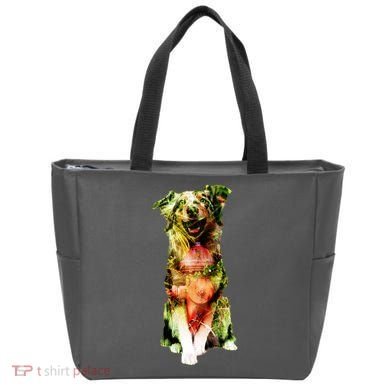 Happy Pup Fire Hydrant Rescue Dog Tote Bag