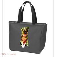 Happy Pup Fire Hydrant Rescue Dog Tote Bag thumb 3