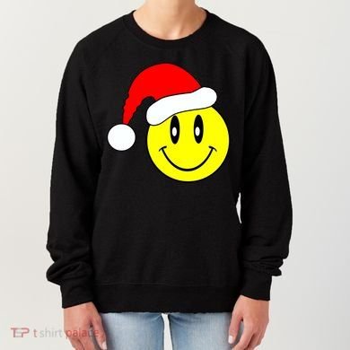 Happy Santa Smile Face Women's Sweatshirt