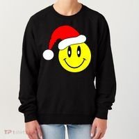 Happy Santa Smile Face Women's Sweatshirt thumb 0