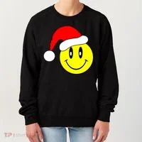 Happy Santa Smile Face Women's Sweatshirt thumb 0