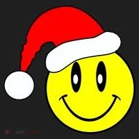 Happy Santa Smile Face Women's Sweatshirt thumb 2