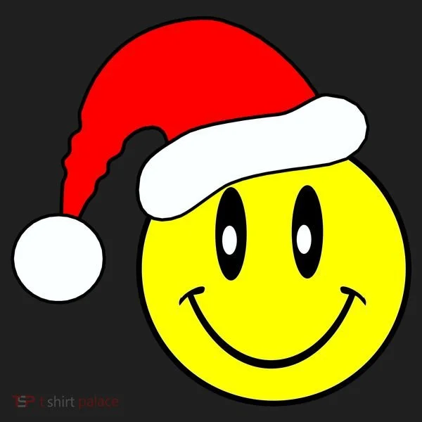 Happy Santa Smile Face Women's Sweatshirt