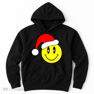 Happy Santa Smile Face Hoodie