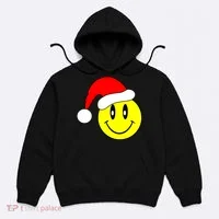 Happy Santa Smile Face Hoodie thumb 0