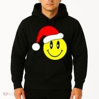Happy Santa Smile Face Hoodie thumb 2
