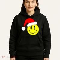 Happy Santa Smile Face Hoodie thumb 5