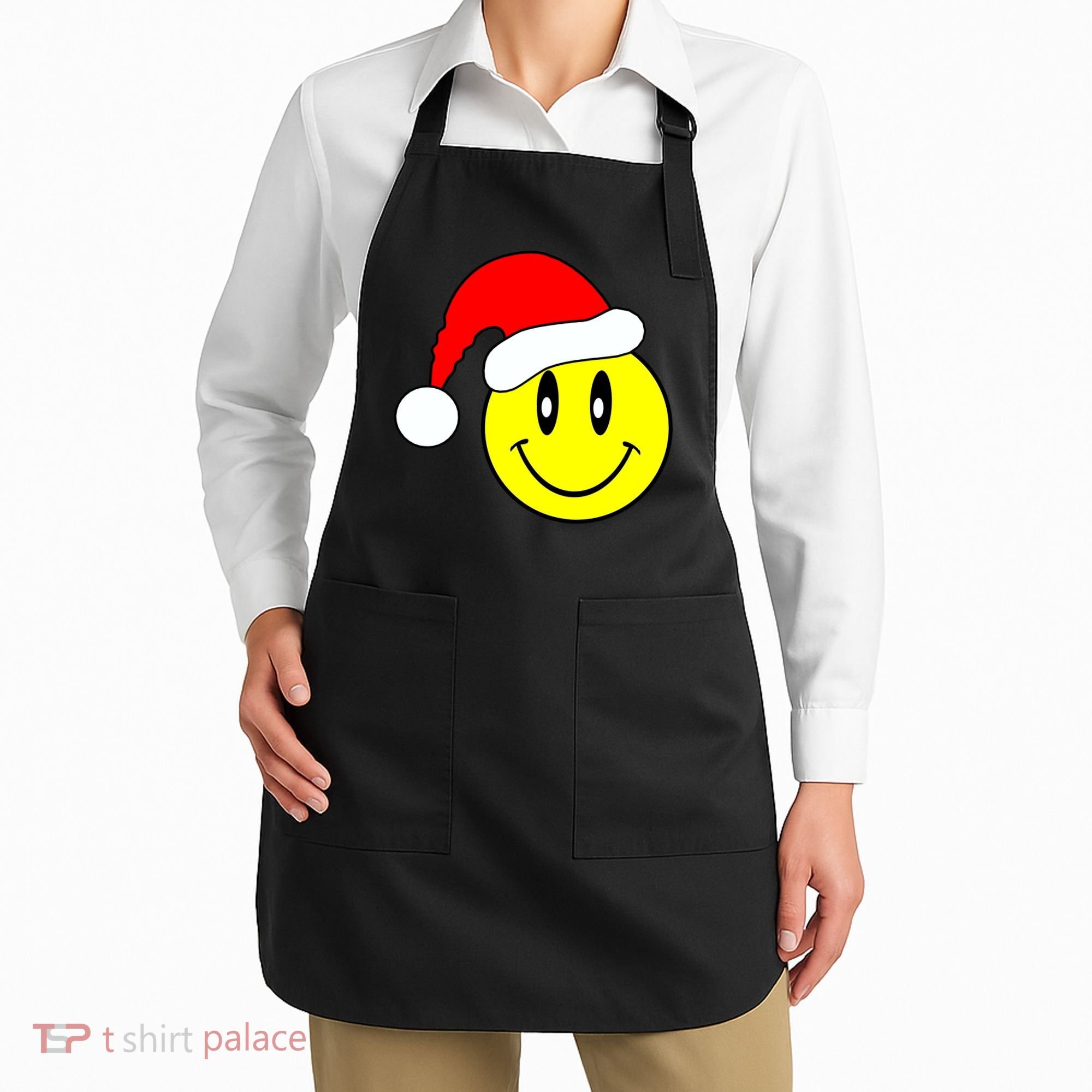 Happy Santa Smile Face Apron