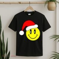 Happy Santa Smile Face T-Shirt thumb 2
