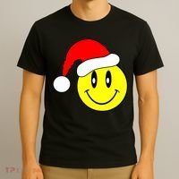 Happy Santa Smile Face T-Shirt thumb 3