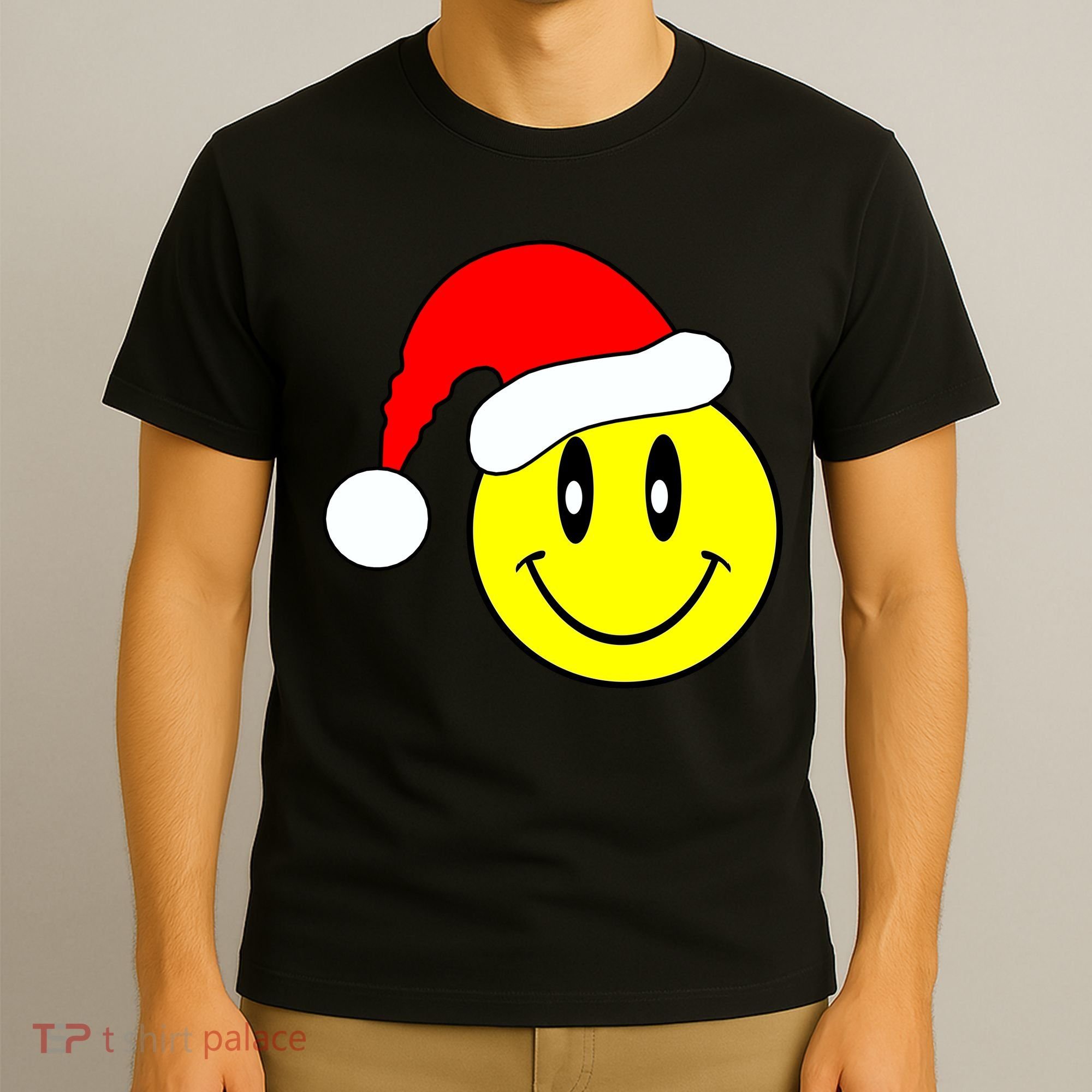 Happy Santa Smile Face T-Shirt