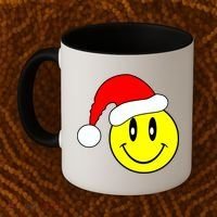 Happy Santa Smile Face Coffee Mug thumb 2