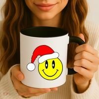 Happy Santa Smile Face Coffee Mug thumb 3