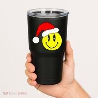 Happy Santa Smile Face Tumbler thumb 2