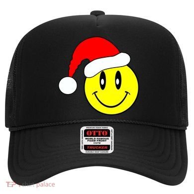 Happy Santa Smile Face Hat