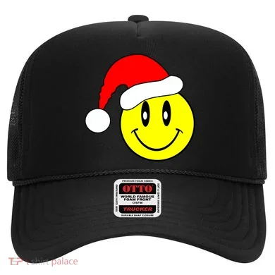 Happy Santa Smile Face Hat
